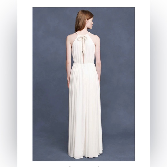 J crew Ursula wedding gown- ivory. Sz 8. Used - great condition & garment bag - Picture 3 of 10